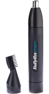 Babyliss E652E / Zastrihávač chĺpkov / ušné nosové obočie / 2 zastrihovacie hlavy / nástavce 3 5 mm / 1x AA batérie (3030050106886)