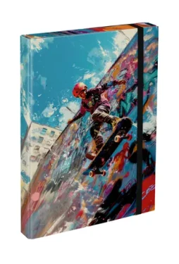 BAAGL Dosky na školské zošity A4 Skatepark / 23x32x3 cm (A-34809)