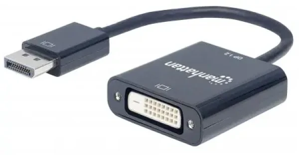 Manhattan DisplayPort 1.2a gt; DVI-D / 23cm (152228)