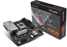 Sapphire PULSE B850 WIFI / B850 / 4X DDR5 / SATA III / USB / 2.5 GLAN / Wi-Fi / M.2 / AM5 / mATX (52123-04-40G)