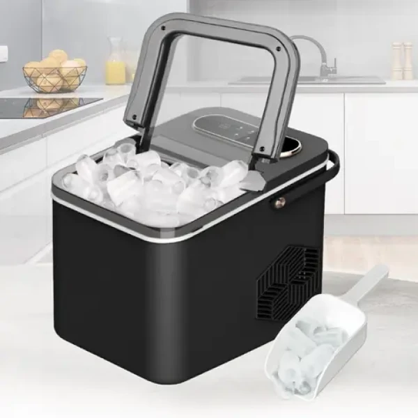 Maestro MR-820 čierna / Výrobník ľadu / 10-12 kg/24h / Dotykové ovládanie / 1,4 l (MR-820)