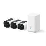 Anker Eufy E40 2K biela / Vonkajšia kamera so solárnym nabíjaním / sada 3ks + jednotka HomeBase 2 (E8144324)