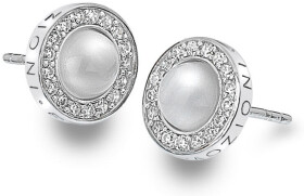 Hot Diamonds Strieborné náušnice Hot Diamonds Emozioni Giove Pearl DE460