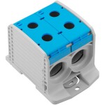 Weidmüller 2502910000 priechodná svorka 82.60 mm skrutkovací sivá, modrá 1 ks; 2502910000