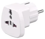 MicroConnect Univerzálna cestovná zásuvka Schuko - Universal biela (PETRAVEL)