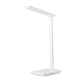 Huslog Stolová LED lampička s bezdrôtovou nabíjačkou biela / 2700-6500 K / USB / 3 farby svetla (KAT00129)