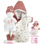 Llorens M636-50 oblečok pre bábiku bábätko NEW BORN veľkosti 35-36 cm s doplnkami