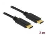 DeLock Kábel USB 2.0 C (M) - USB 2.0 C (M) 3.0m čierna (83325)