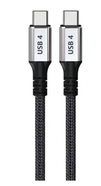 TB Touch USB-C - USB-C čierna / Dátový kábel / Thunderbolt 4 / USB4 / 2 m (AKTBXIACCTB200B)