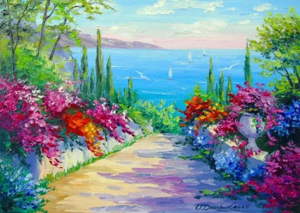 ENJOY Puzzle Slnečná cesta k moru