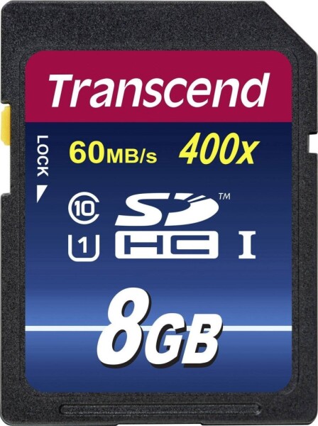 Transcend 300x SDHC 8 GB Class 10 UHS-I/U1 (TS8GSDU1)