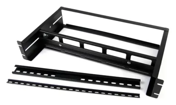 StarTech Nastaviteľná DIN lišta / Adaptér do racku / DIN lišta / 2U / 482,6 mm / Oceľ (ADJDINKIT)