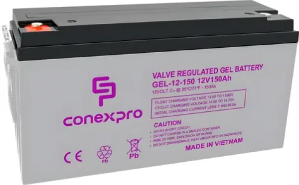 Conexpro GEL-12-150 / Akumulátor / 12V / 150Ah / Deep Cycle / T18-M8 (GEL-12-150)