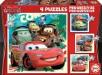 Educa Puzzle Autá 2 4v1