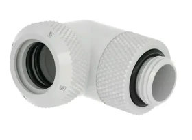 Barrow G1/4 (M) šróbenie pre 14mm pevnú trubicu - 90 ° koleno biela (TWT90KND-K14 w)