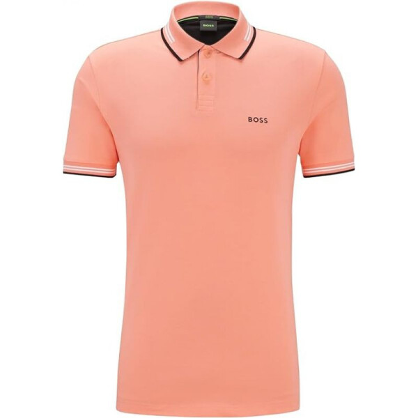 Pánske červené polo tričko BOSS Paul Open Red slim fit (50506193-649) S