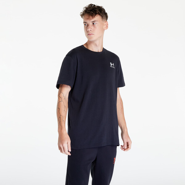 Tričko Under Armour Logo Emb Heavyweight Ss Black/ White L