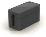 Durable Cavoline BOX S grafitová / Káblový organizér / pre zásuvkovú lištu 3x / 246 x 116 x 128 mm (503537)