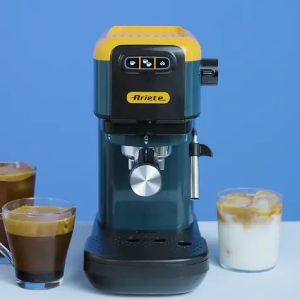 Ariete Pákový kávovar žltý / Espresso kávovar / Otočné ovládanie / 1300 W (00M139916AR0)