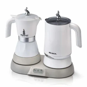 Ariete 1344 biela / Raňajková stanica 3 v 1 / 500 W / moka + penič mlieka + ohrev vody / 0,25 l (1344)