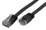 OEM UTP Cat6 plochý čierna / Patch kábel / 3M (21.99.0963)