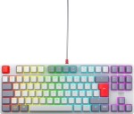 Cherry CHERRY XTRFY K4V2 - Retro Edition - Tastatur - RGB - 80% - TKL - Hintergrundbeleuchtung - USB - QWERTZ - Deutsch - Tastenschalter: CHERRY MX2A Red - Grau
