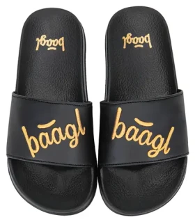 BAAGL Šľapky Logo Gold veľ. 40 / Protišmyková podrážka / Detské aj dospelé veľkosti