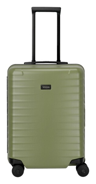 Malý škrupinový kufor Titan Overseas S23 Forest green