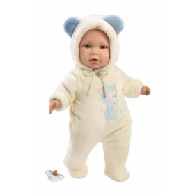 Llorens 14207 BABY ENZO - realistická bábika bábätko s mäkkým látkovým telom - 42 cm
