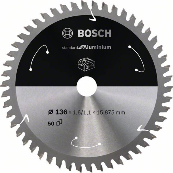 Bosch Accessories Bosch Power Tools 2608837753 pílový kotúč 136 x 15.875 mm Počet zubov (na palec): 50 1 ks; 2608837753