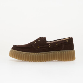 Tenisky Clarks Torhill Boat Dark Brown Suede EUR 38