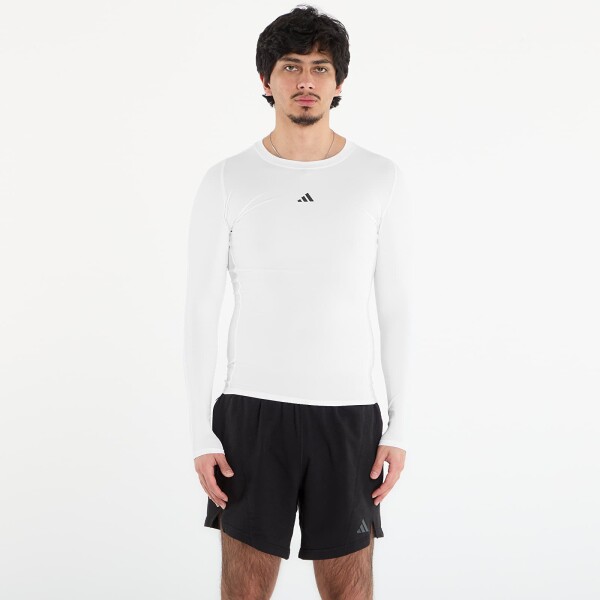 Tričko adidas Techfit Compression Training Long Sleeve Long-Sleeve Top White S