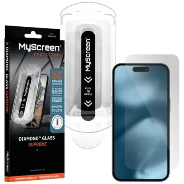 MyScreen Diamond Glass Supreme / Ochranné sklo / Apple iPhone 16 Pro / s inštalačným rámčekom (MD9227TG DGPRO SUP)
