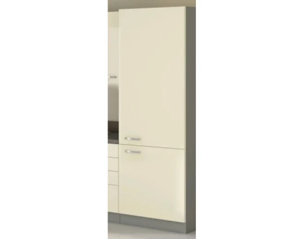 Vysoká kuchynská skriňa Karmen 60DK, 60 cm, šedá/krémová%