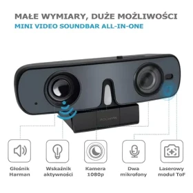 AOCHUAN RC08P / Webová kamera / USB / Vstavaný mikrofón a reproduktor (ALRC08P)