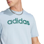 Tričko adidas Essentials Single Jersey Linear vyšitým logom IJ8651