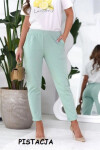 Dámske nohavice LENA PISTACY M