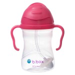 B.box Hrnček so slamkou 240 ml - malina EUR
