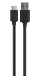 Xqisit USB-A - USB-C kábel čierna / Kábel / USB 3.1 / 1 m