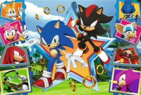 Trefl - Puzzle - Sonic: Zoznámte sa s ježkom