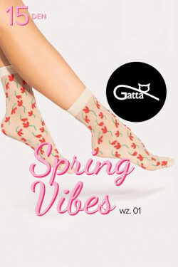 Gatta Spring Vibes 01 15 DEN farba:prírodná červená UNI