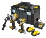 DeWalt DCK2200H2T / Aku sada príklepovej vŕtačky a rázového uťahovača / 2x Aku 5.0 Ah / 1x Kufor / nabíjačka (DCK2200H2T)