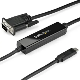 StarTech kábel USB-C na VGA čierna / 1920x1200 / 1080p / 1m (CDP2VGAMM1MB)