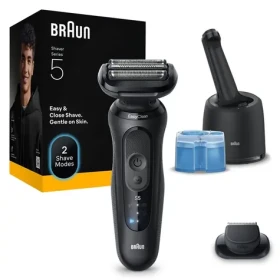 Braun Series 5 52-N7200cc čierna / Planžetový holiaci strojček / čistiaca stanica (52-N7200cc Black)