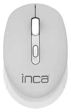 INCA IWM-243RG sivá / Bezdrôtová myš / Tichý klik / 1600 DPI / 2.4 GHz / 2 tlačidlá (IWM-243RG)