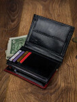 Pánske peňaženky [DH] 331 RBA D BLACK RED čierna jedna velikost
