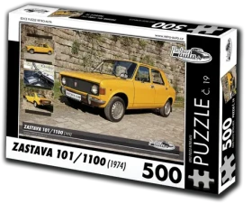 RETRO-AUTA Puzzle č. 19 Zastava 101, 1100 (1974)