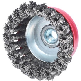 Hrnčeková kefa z oceľového drôtu 0,5 mm, Ø 90 mm KS Tools 340.0024; 340.0024