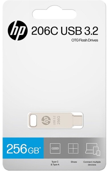 HP HP 256GB x206c OTG Type-C Metal Flash Drive