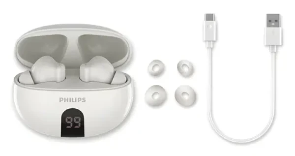 Philips TAT2520WT/00 biela / Bezdrôtové slúchadlá / mikrofón / Bluetooth 5.4 (TAT2520WT/00)